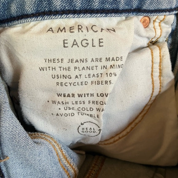 American Eagle Outfitters Light Blue Denim Jeans - Picture 6 of 10